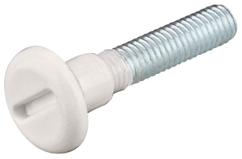 Connecting screw, M6 thread, steel/plastic Connecting screw, M6 thread, steel/plastic