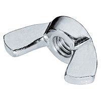 Wing nut, steel, zinc plated