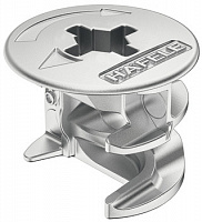Connector housing, Häfele Minifix® 15, zinc alloy, with rim