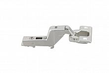 Concealed hinge, Häfele Metalla 540 SM 105°, inset, drilling pattern 45/9.5 mm, soft close, nickel plated