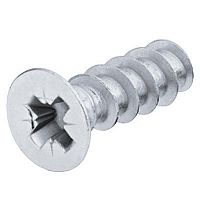 Euro screw, Häfele Varianta, countersunk head, PZ, steel, for screwing into wood