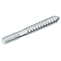 Wood-to-metal dowels, without drive