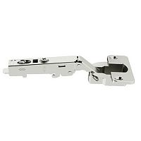 Concealed hinge, Häfele Metalla 310 A/SM 95°, full overlay, for profile doors up to 26 mm thick, drilling pattern 52/7.5 mm, cup Ø 40 mm, soft close, nickel plated