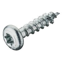 Chipboard screw, Spax, pan head, TS, fully threaded, zinc plated
