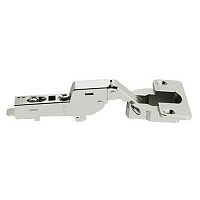 Concealed hinge, Häfele Metalla 310 A/SM 95°, full overlay, for profile doors up to 26 mm thick, drilling pattern 52/7.5 mm, cup Ø 40 mm, soft close, nickel plated