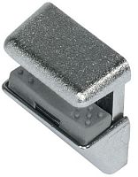 Shelf support, for screwing into Ø 3 mm or 5 mm drill hole, zinc alloy with plastic support