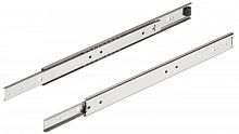 Ball bearing runners, single extension, Accuride 2028, load-bearing capacity up to 45 kg, stainless steel, side mounting