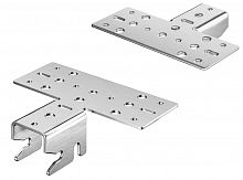 Mounting bracket for wooden carcass, for pull-out cabinet guide