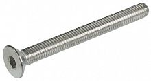 Threaded screw, M6, countersunk head, steel, with SW4 hexagon socket, without tip