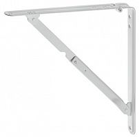 Bracket, load-bearing capacity 30–60 kg per pair, folding, steel