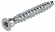 One-piece connector, Confirmat, flat head, for Ø 5 mm drill hole, hexagon socket