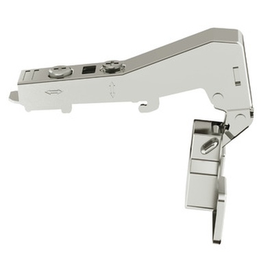 Петля Metalla 310 SM 90° 48/6 мм для фальш-панели, с доводчиком, никелированная Петля Metalla 310 SM 90° 48/6 мм для фальш-панели, с доводчиком, никелированная